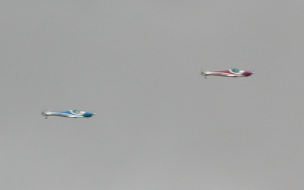 Blue and Pink planes