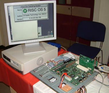 Iyonix running RISC OS Open Ltd's build