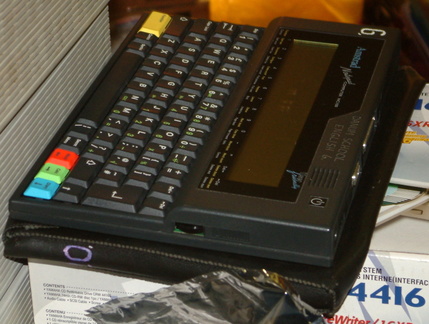Amstrad on the charity stand