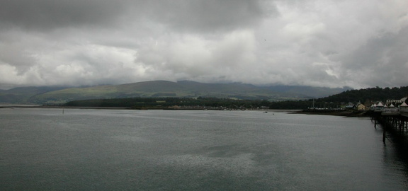 Back along the pier