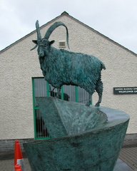 Goat sculpture