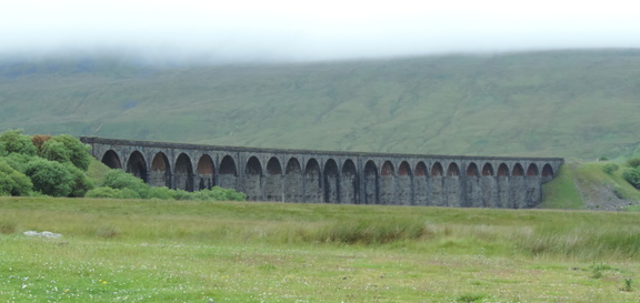 Viaduct beneath the clouds