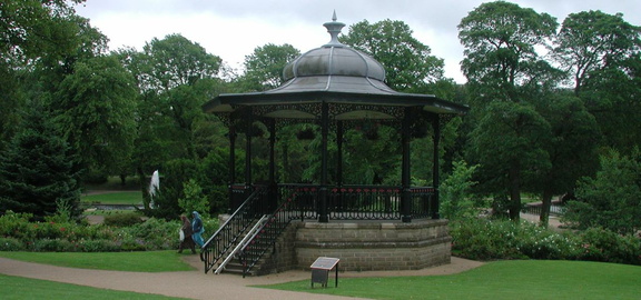 Bandstand in the gardens
