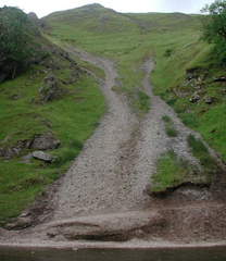 Slope leading to water