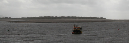 Lifeboat and opposite shore