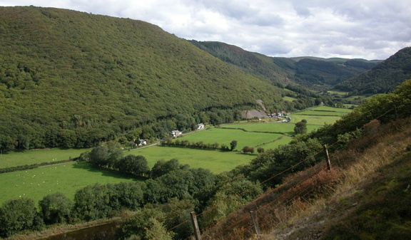 Valley and fields