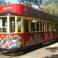 Red tram