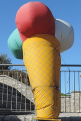 Inflatable ice-cream