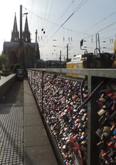 Padlocks leading to Cathedral