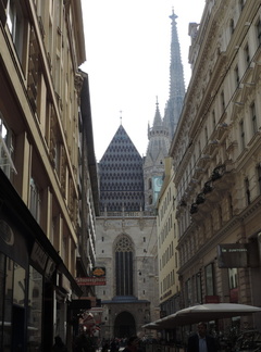 Street with Cathedral at the end