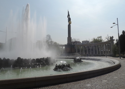 Fountain and memorial