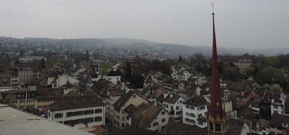 View over city