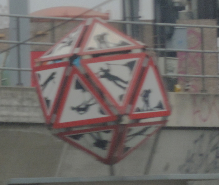 Roadsign sculpture