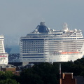 Cruise ships and Swedish coast