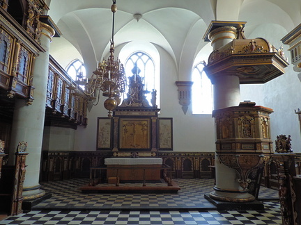 Inside the chapel