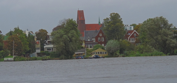 Across the lake