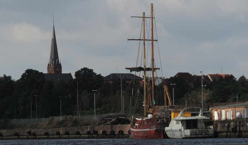 Boats and spire