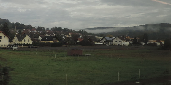 Misty village