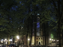 Church through the trees