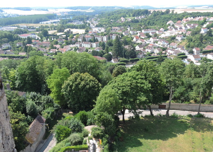 View over town