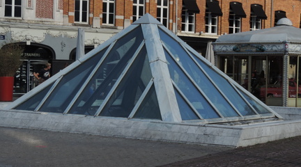 Glass pyramid