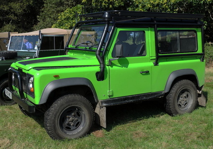 Green Land Rover