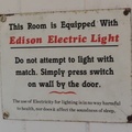 Electric light warning
