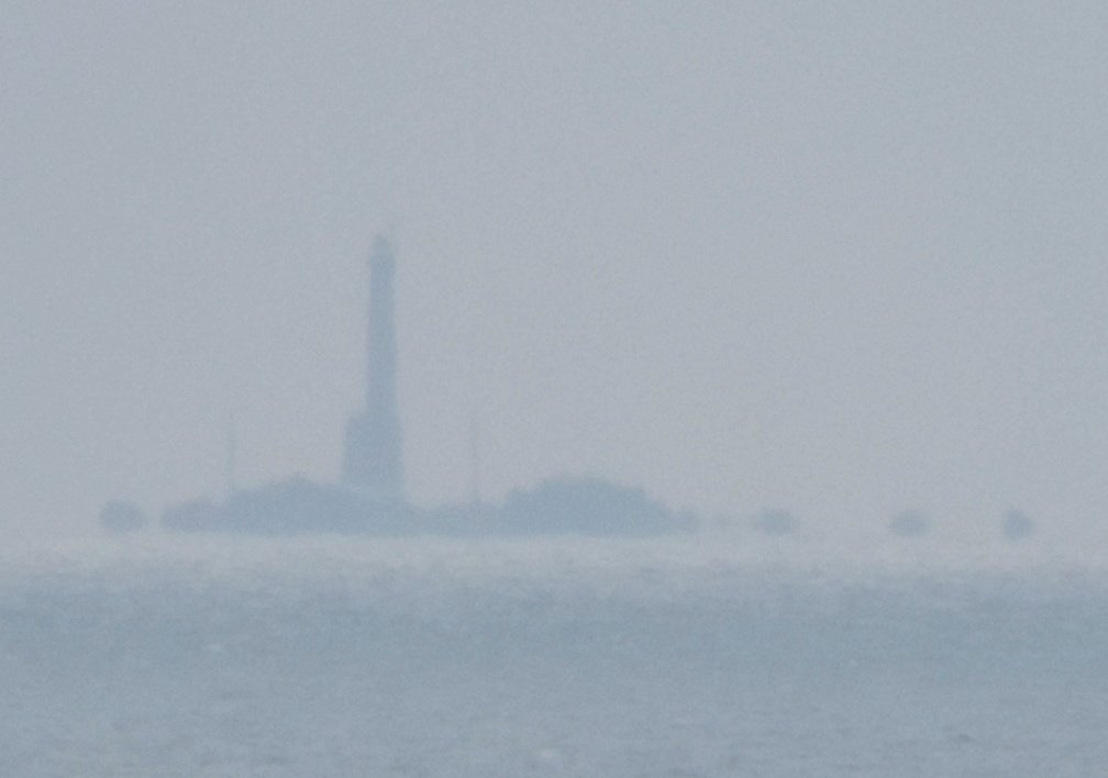 Distant lighthouse