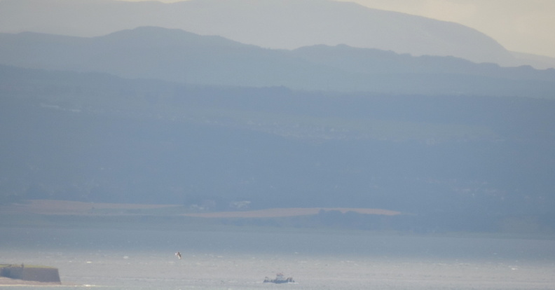 Boat and mountains