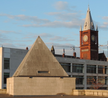 Pyramid and Clock Tower
