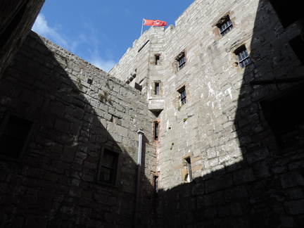 Inside the keep