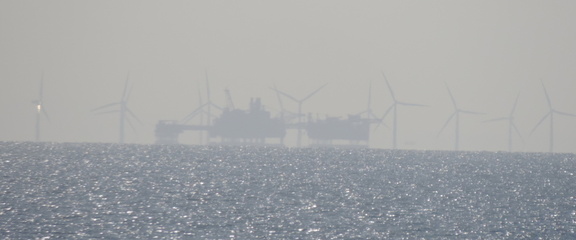 Platforms and wind farm