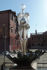 Glass statue