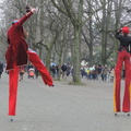 People on stilts