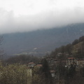 Cloudy hillside