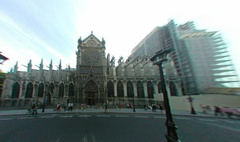 Notre Dame through fisheye