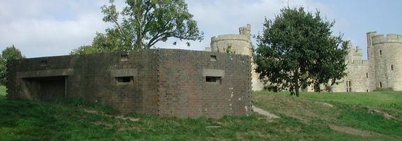 Pillbox by castle