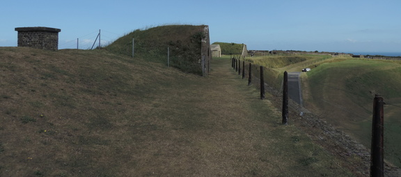 Along the wall