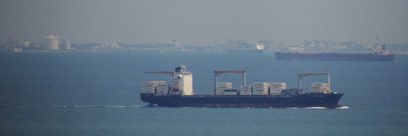 Calais with ships