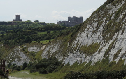 Cliffs and castle