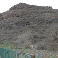 Rocks above the field