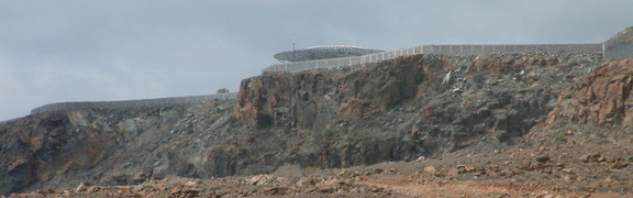 Saucer on the cliff