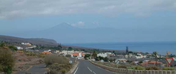Road with Tenerife behind