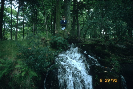 Me above a waterfall