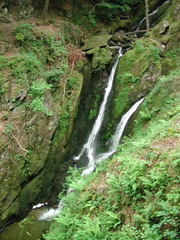 Waterfall at angle