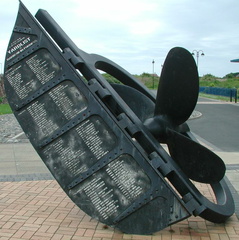 Rudder with text