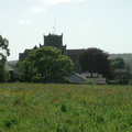 Priory and fields