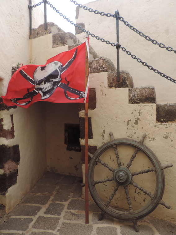 Flag and wheel