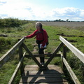 My Mother by a bridge