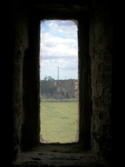 Window overlooking mast
